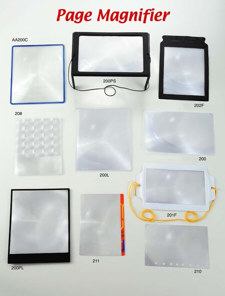 sized to cover most of a standard book or document page